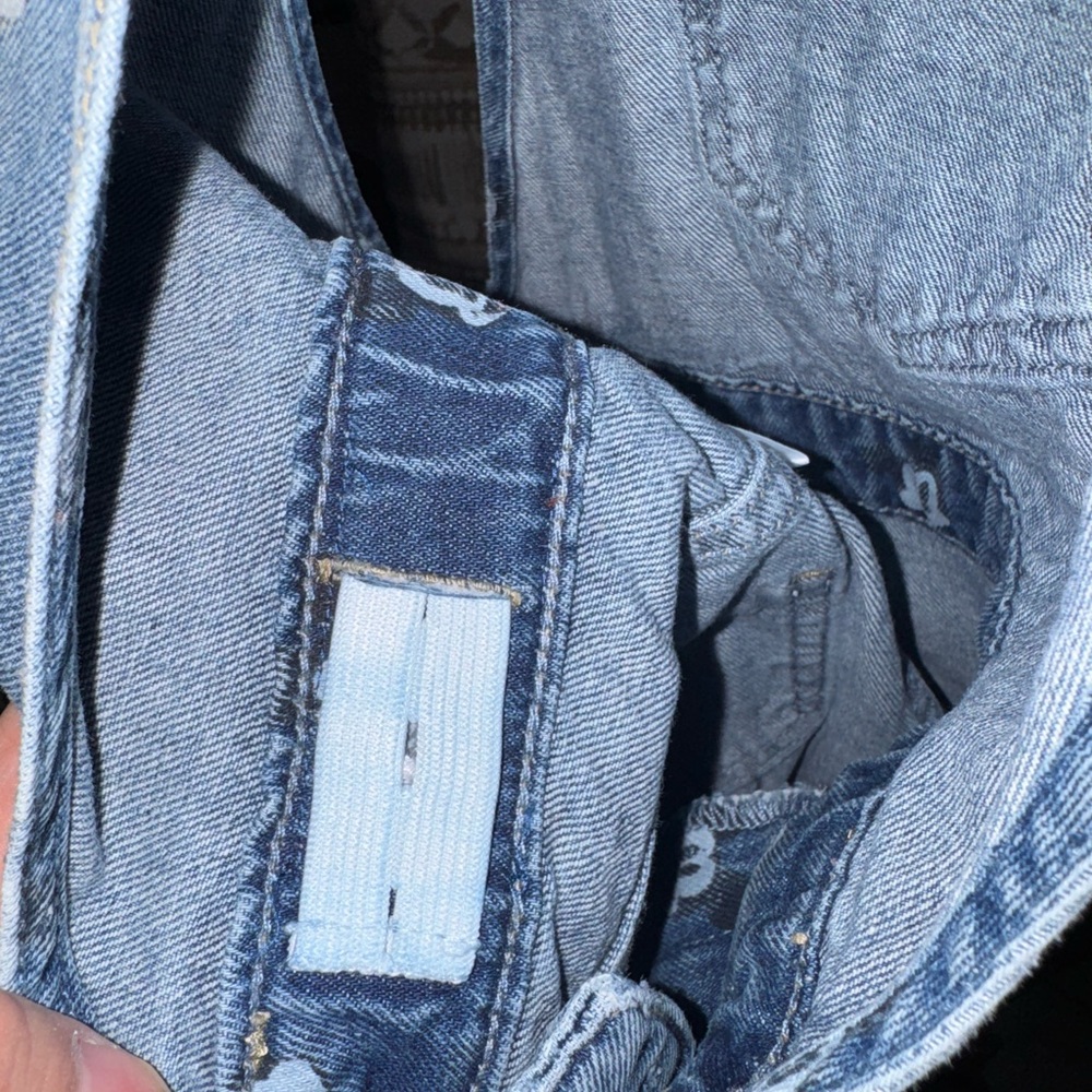 Disney Light Blue Denim Overall Dress with Mickey Print - Picture 5 of 5